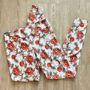 Disney Epcot Flower and Garden Festival 2020 Orange Bird Print Leggings Size XS